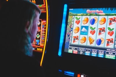 An image with a vibrant background showcasing a diverse group of online gamblers engaging in responsible gambling practices